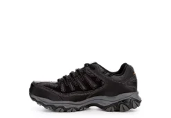 Skechers Mens 77055 Steel Toe Work Shoe - Black -Shoe Promotion Shop US 01 355057 03