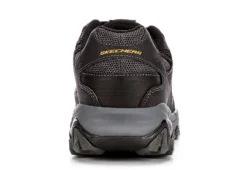 Skechers Mens 77055 Steel Toe Work Shoe - Black -Shoe Promotion Shop US 01 355057 04