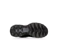 Skechers Mens 77055 Steel Toe Work Shoe - Black -Shoe Promotion Shop US 01 355057 06