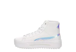 Puma Womens Kaia High Top Platform Sneaker - White 12 Puma Womens Kaia High Top Platform Sneaker - White -Shoe Promotion Shop US 01 400758 03