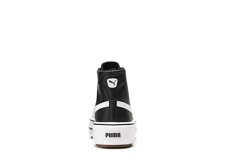 Puma Womens Kaia High Top Platform Sneaker - Black 5 Puma Womens Kaia High Top Platform Sneaker - Black - Image 3