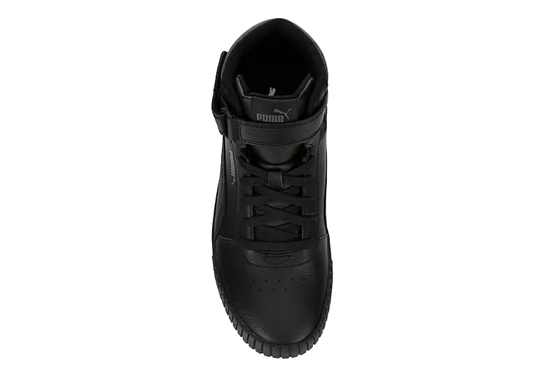 Puma Womens Carina 2.0 Mid Sneaker - Black 8 Puma Womens Carina 2.0 Mid Sneaker - Black - Image 6