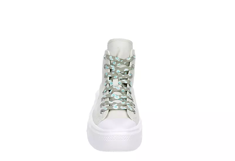 Converse Womens Chuck Taylor All Star Move High Top Sneaker - Bone 5 Converse Womens Chuck Taylor All Star Move High Top Sneaker - Bone - Image 3
