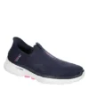 Skechers Womens Go Walk 6 Quick Fit Slip-ins Walking Shoe - Navy -Shoe Promotion Shop US 01 401391 00