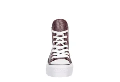 Converse Womens Chuck Taylor All Star High Top Platform Sneaker - Burgundy -Shoe Promotion Shop US 01 401475 02
