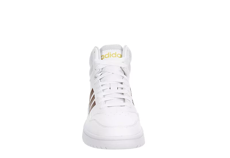 Adidas Womens Hoops 3.0 Sneaker - White 5 Adidas Womens Hoops 3.0 Sneaker - White - Image 3