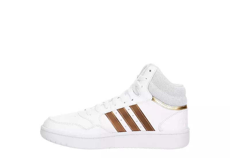 Adidas Womens Hoops 3.0 Sneaker - White 6 Adidas Womens Hoops 3.0 Sneaker - White - Image 4