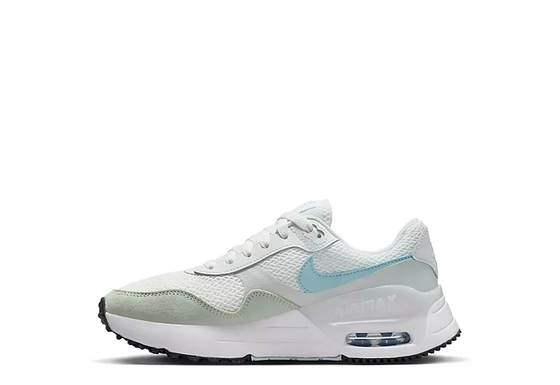Nike Womens Air Max Systm Sneaker - White 5 Nike Womens Air Max Systm Sneaker - White - Image 3