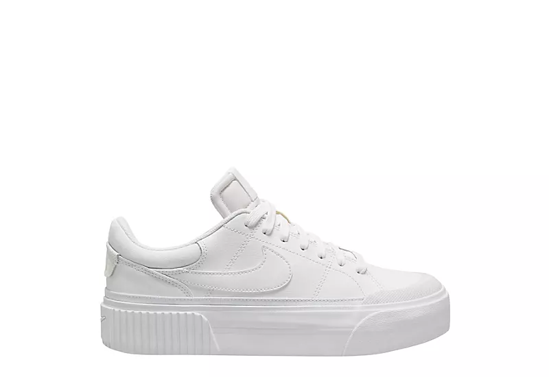 Nike Womens Court Legacy Lift Sneaker - White 4 Nike Womens Court Legacy Lift Sneaker - White - Image 2
