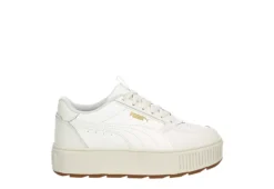 Puma Womens Karmen Rebelle Platform Sneaker - Off White -Shoe Promotion Shop US 01 401672 01