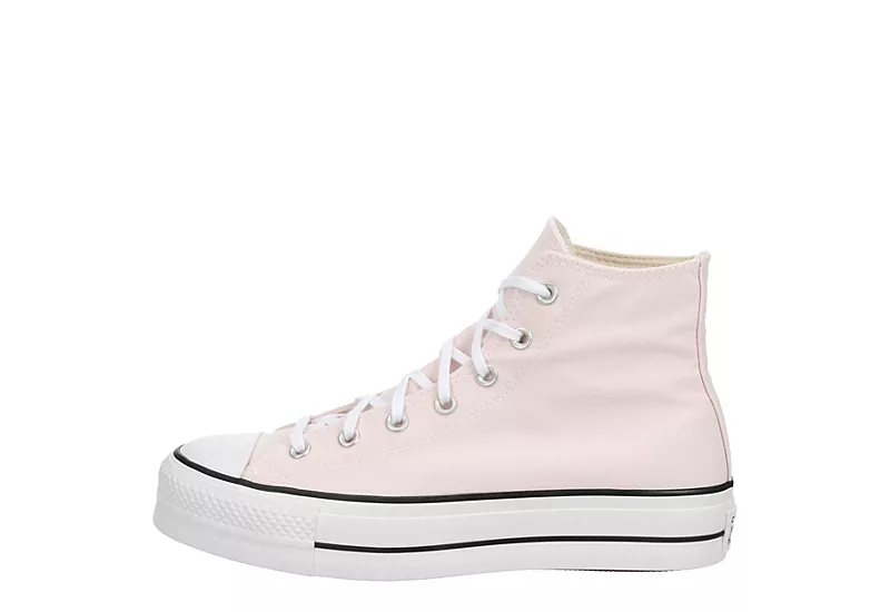 Converse Womens Chuck Taylor All Star High Top Platform Sneaker - Pale Pink 6 Converse Womens Chuck Taylor All Star High Top Platform Sneaker - Pale Pink - Image 4