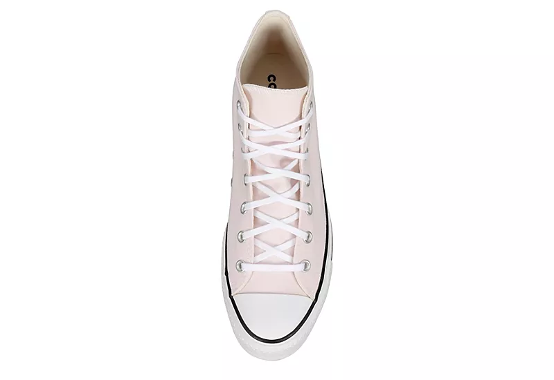 Converse Womens Chuck Taylor All Star High Top Platform Sneaker - Pale Pink 8 Converse Womens Chuck Taylor All Star High Top Platform Sneaker - Pale Pink - Image 6