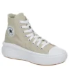 Converse Womens Chuck Taylor All Star Move High Top Sneaker - Stone -Shoe Promotion Shop US 01 401715 00