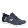 Skechers Womens Summits Slip-ins Running Shoe - Navy -Shoe Promotion Shop US 01 401745 00