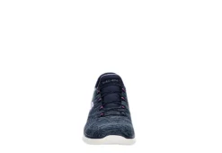 Skechers Womens Summits Slip-ins Running Shoe - Navy -Shoe Promotion Shop US 01 401745 02