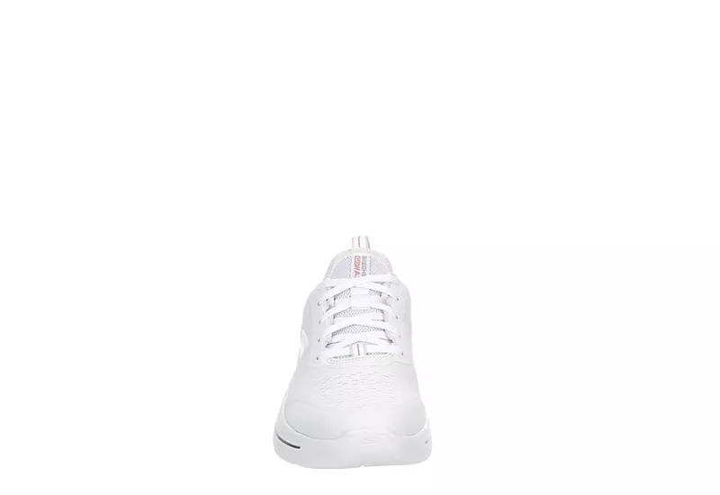 Skechers Womens Arch Fit Lace Up Sneaker - White 5 Skechers Womens Arch Fit Lace Up Sneaker - White - Image 3