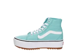 Vans Womens Filmore High Top Tapered Platform Sneaker - Aqua -Shoe Promotion Shop US 01 401766 03