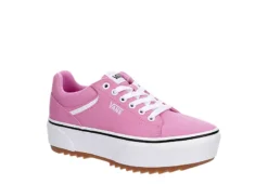 Vans Womens Seldan Platform Sneaker - Pink