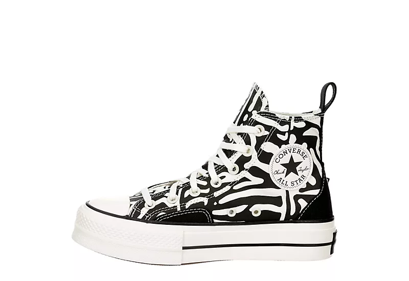 Converse Womens Chuck Taylor All Star High Top Platform Sneaker - Off White 6 Converse Womens Chuck Taylor All Star High Top Platform Sneaker - Off White - Image 4