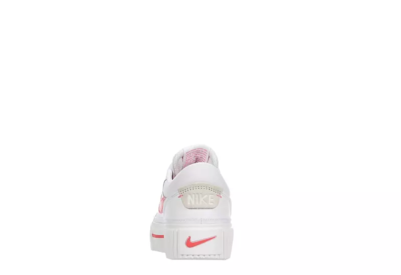 Nike Womens Court Legacy Lift Sneaker - White 7 Nike Womens Court Legacy Lift Sneaker - White - Image 5