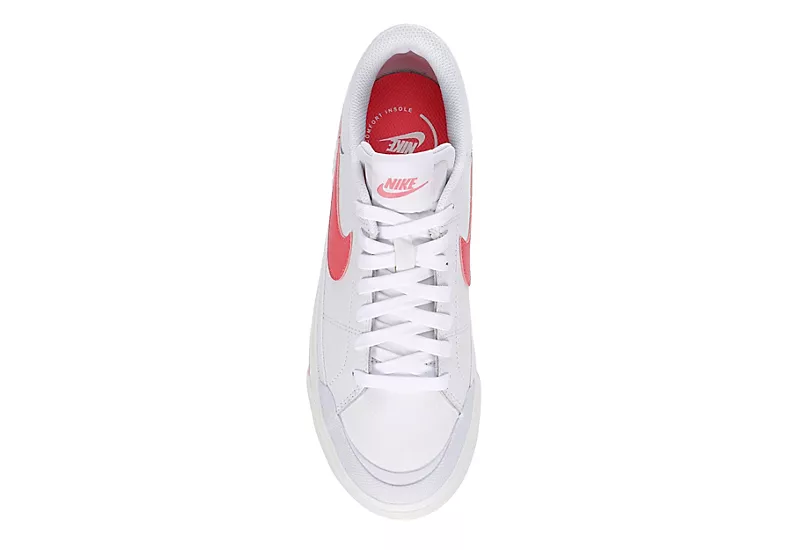 Nike Womens Court Legacy Lift Sneaker - White 8 Nike Womens Court Legacy Lift Sneaker - White - Image 6