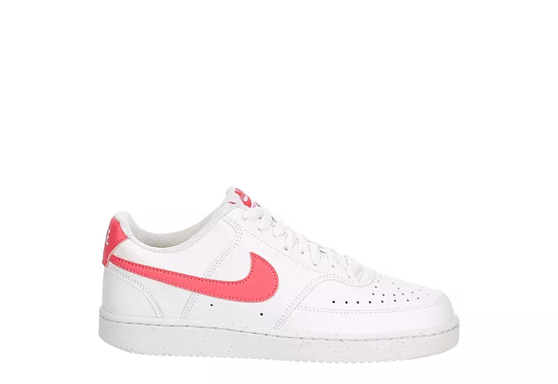 Nike Womens Court Vision Low Sneaker - White 4 Nike Womens Court Vision Low Sneaker - White - Image 2