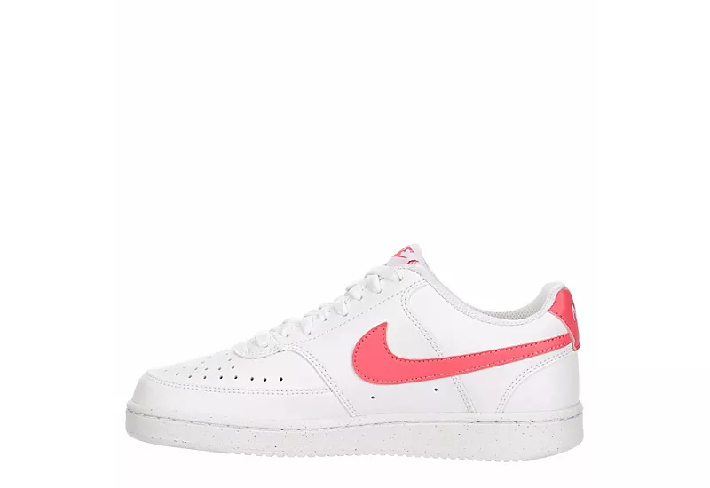 Nike Womens Court Vision Low Sneaker - White 6 Nike Womens Court Vision Low Sneaker - White - Image 4