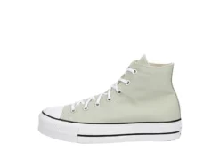 Converse Womens Chuck Taylor All Star High Top Platform Sneaker - Pale Green -Shoe Promotion Shop US 01 401834 03