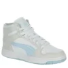 Puma Womens Rebound Lay Up Sneaker - White -Shoe Promotion Shop US 01 401839 00