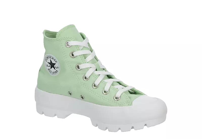 Converse Womens Chuck Taylor All Star Lugged High Top Sneaker - Green 3 Converse Womens Chuck Taylor All Star Lugged High Top Sneaker - Green