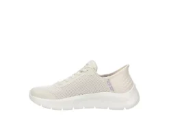 Skechers Womens Go Walk Flex Bungee Slip-ins Running Shoe - Off White -Shoe Promotion Shop US 01 401931 03