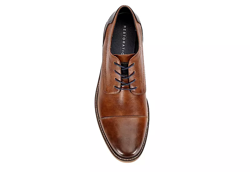 Restoration Mens Lowry Oxford - Cognac 7 Restoration Mens Lowry Oxford - Cognac - Image 5
