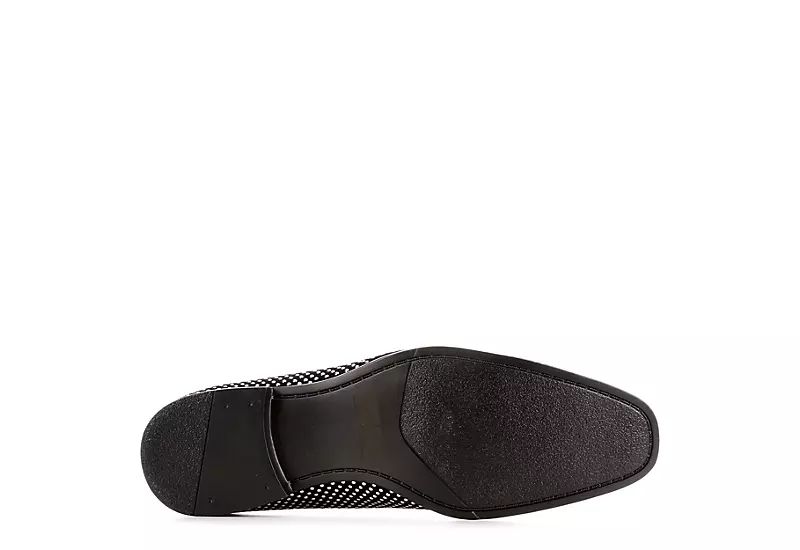 Stacy Adams Mens Swagger Studded Slip On Oxford - Black 9 Stacy Adams Mens Swagger Studded Slip On Oxford - Black - Image 7