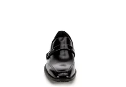 Stacy Adams Mens Abram Moc Toe Bit Slip On Oxford - Black -Shoe Promotion Shop US 01 420070 02