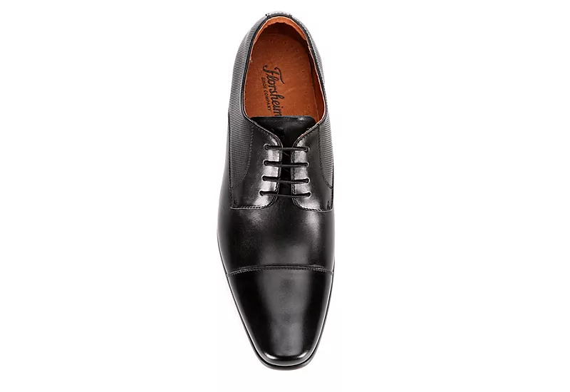 Florsheim Mens Postino Cap Toe Oxford - Black 8 Florsheim Mens Postino Cap Toe Oxford - Black - Image 6