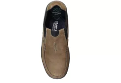 Nunn Bush Mens Quest Moc Toe Slip On Oxford - Tan -Shoe Promotion Shop US 01 500699 05