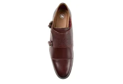 Thomas & Vine Mens Calvin Monk Strap Oxford - Brown 14 Thomas & Vine Mens Calvin Monk Strap Oxford - Brown -Shoe Promotion Shop US 01 500744 05
