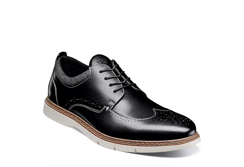 Stacy Adams Mens Synergy Wingtip Oxford - Black 3 Stacy Adams Mens Synergy Wingtip Oxford - Black