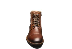Florsheim Mens Lodge Cap Toe Lace-up Boot - Chestnut -Shoe Promotion Shop US 01 500781 02