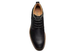 Florsheim Mens Lodge Plain Toe Chukka Boot - Black -Shoe Promotion Shop US 01 500783 05