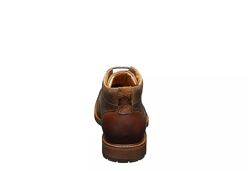 Florsheim Mens Lodge Plain Toe Chukka Boot - Brown 7 Florsheim Mens Lodge Plain Toe Chukka Boot - Brown - Image 5