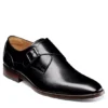 Florsheim Mens Sorrento Plain Toe Single Monk Strap Oxford - Black -Shoe Promotion Shop US 01 500806 00