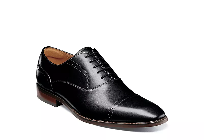 Florsheim Mens Sorrento Cap Toe Oxford - Black 3 Florsheim Mens Sorrento Cap Toe Oxford - Black