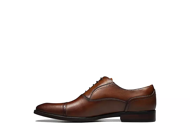 Florsheim Mens Sorrento Cap Toe Oxford - Cognac 6 Florsheim Mens Sorrento Cap Toe Oxford - Cognac - Image 4