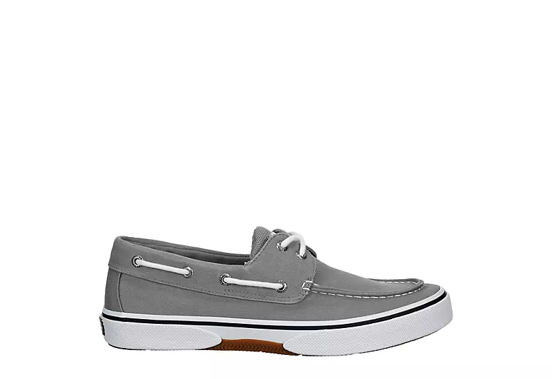 Sperry Mens Halyard 2-eye Slip On Sneaker - Grey 4 Sperry Mens Halyard 2-eye Slip On Sneaker - Grey - Image 2