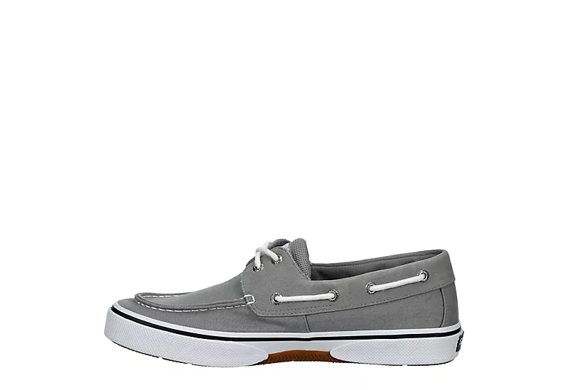 Sperry Mens Halyard 2-eye Slip On Sneaker - Grey 6 Sperry Mens Halyard 2-eye Slip On Sneaker - Grey - Image 4