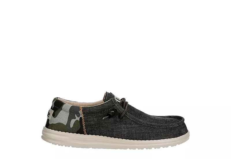 Heydude Mens Wally Slip On Sneaker - Dark Grey 4 Heydude Mens Wally Slip On Sneaker - Dark Grey - Image 2