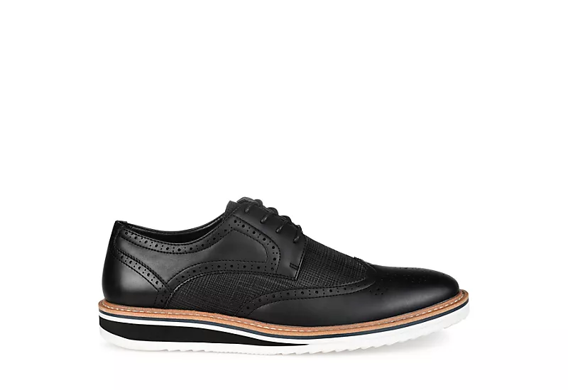 Vance Co Mens Warrick Oxford - Black 4 Vance Co Mens Warrick Oxford - Black - Image 2