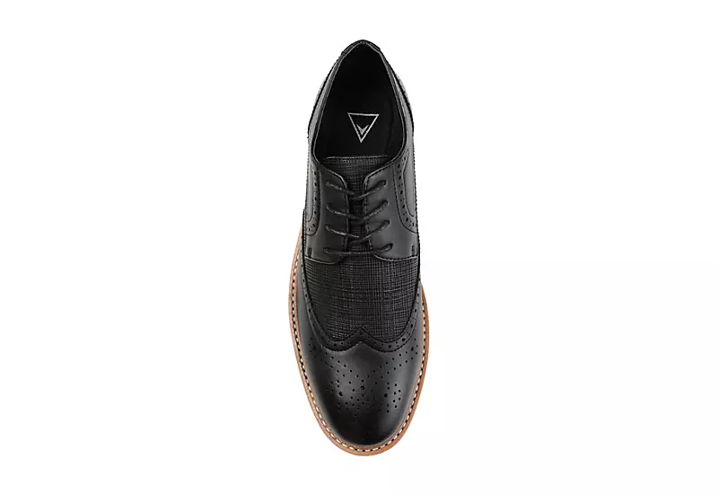 Vance Co Mens Warrick Oxford - Black 8 Vance Co Mens Warrick Oxford - Black - Image 6