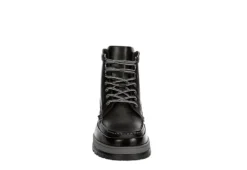 Franco Fortini Mens Montana Lace-up Boot - Black 11 Franco Fortini Mens Montana Lace-up Boot - Black -Shoe Promotion Shop US 01 501324 02